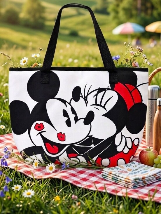 Disney Other - Disney Store Japan Mickey Minnie Insulated Cooler Tote Bag NWT